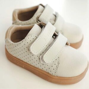 ShooShoos Squarebridge‎ Leather Boys (unisex) Velcro Non-Slip Sneaker Shoes Sz 6